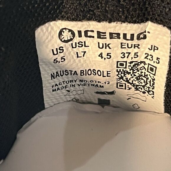 Womens 7-Icebug Nausta Biosole Black Leather Firm Grip Waterproof Chelsea Boots - Picture 8 of 9